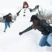 Jeff Fowling made in to a snowman at Henne Field during Saline's Winterfest Saturday Jan. 26th.Courtney Sacco I AnnArbor.com 
